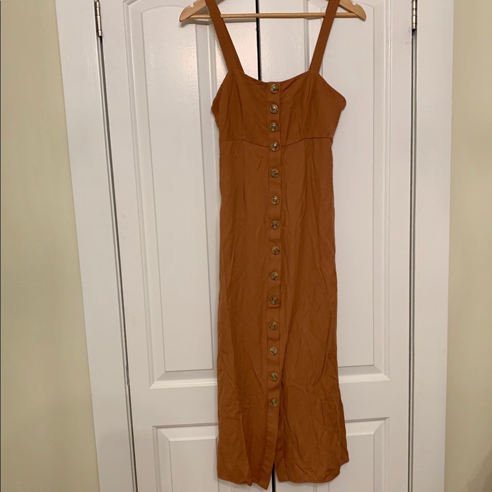 Forever 21 Button Down Midi Dress